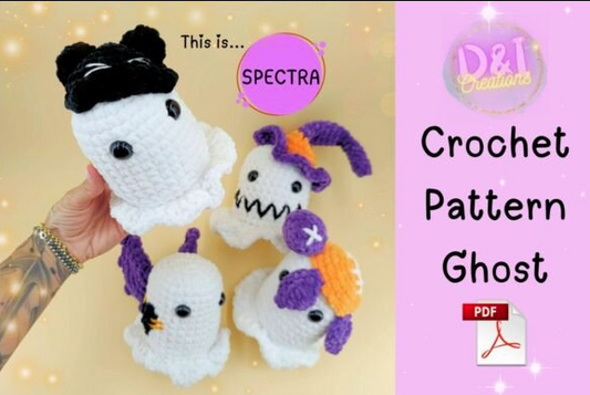 Ghost Crochet Pattern - Amigurumi