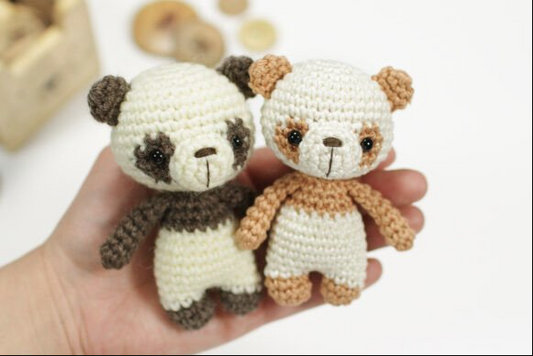 Small Panda Bear Amigurumi Crochet Pattern 🐼✨